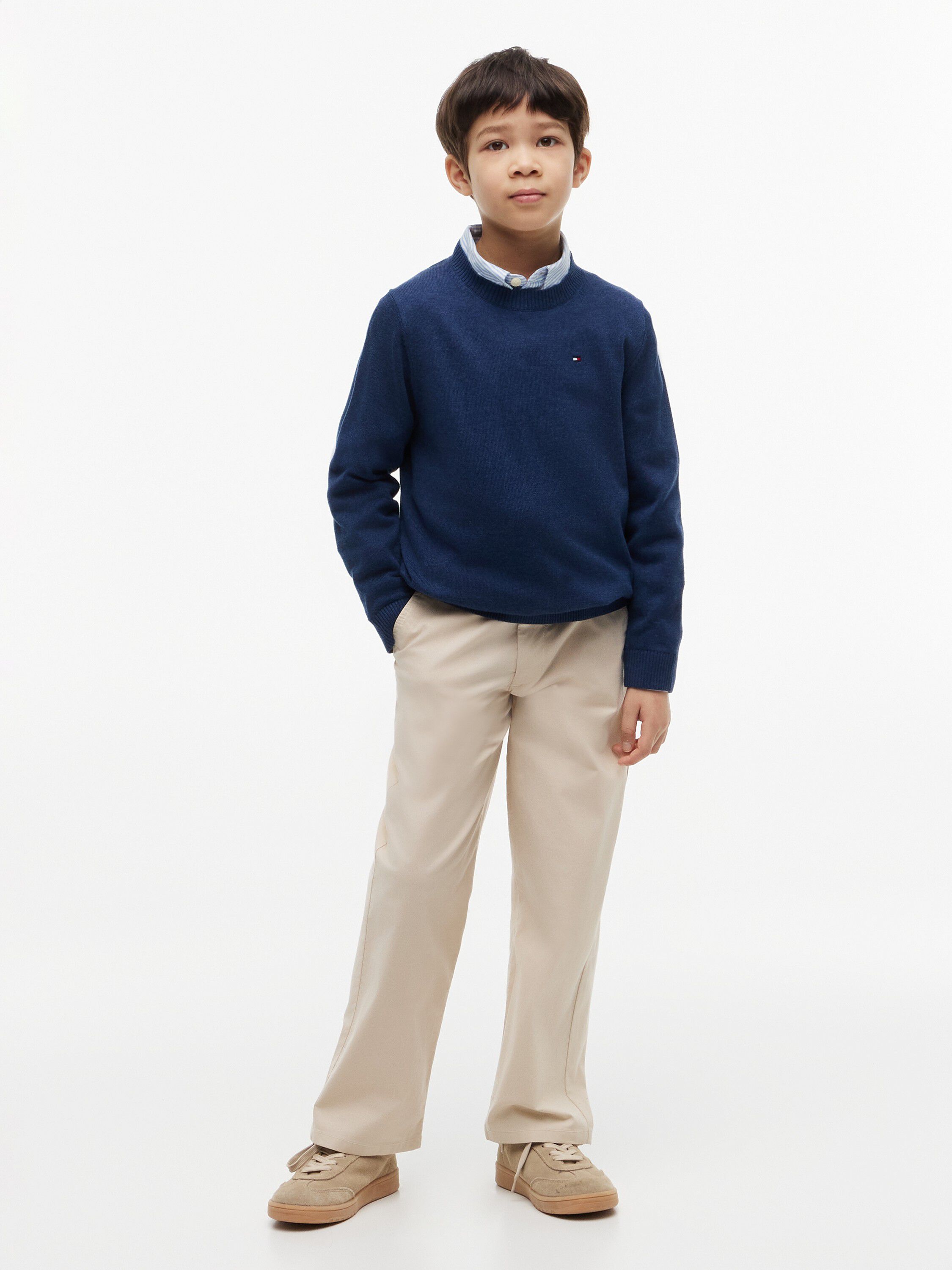 CREW NECK SWEATER LS