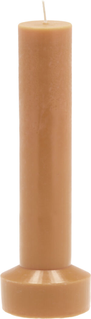 Bloklys Styles D8 x 23 cm Amber Paraffin/Stearin
