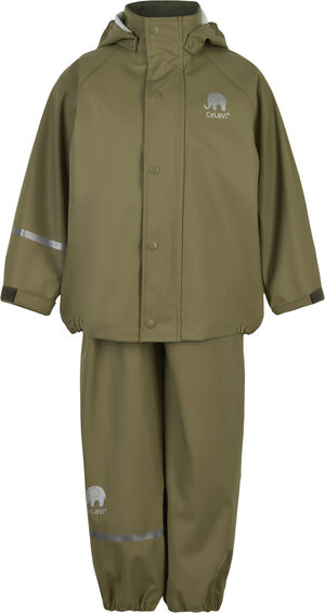 Basic rainwear set -solid PU