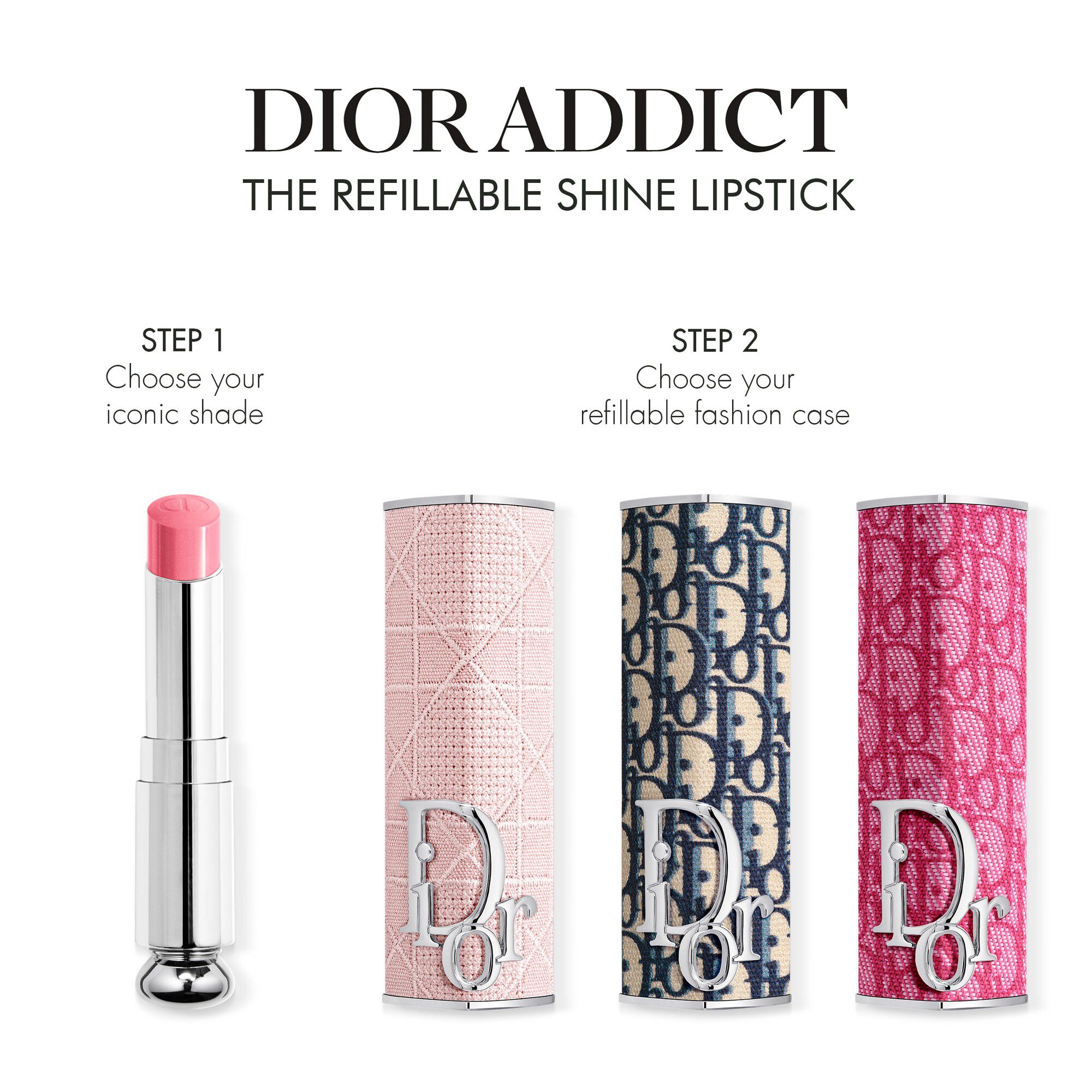 Dior Addict - Shine Lipstick - 90% Natural Origin - Refillable
