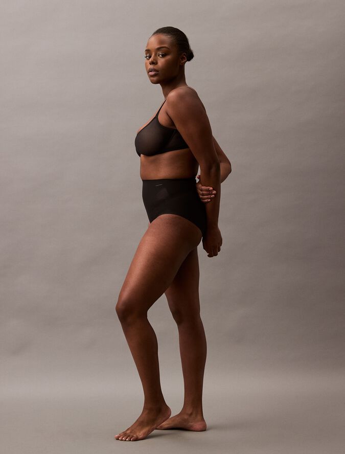 SCULPTED FIRM MESH BRIEF