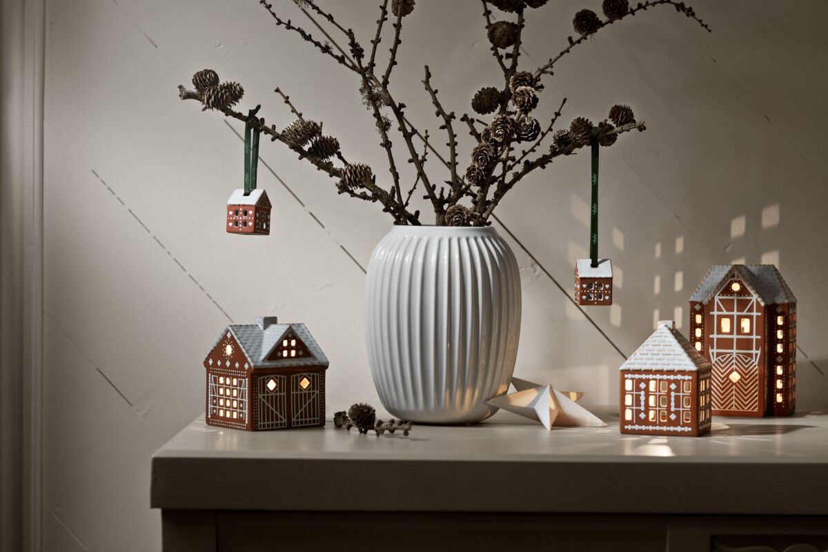 Gingerbread Juleoph&aelig;ng H5 brun 2 stk.