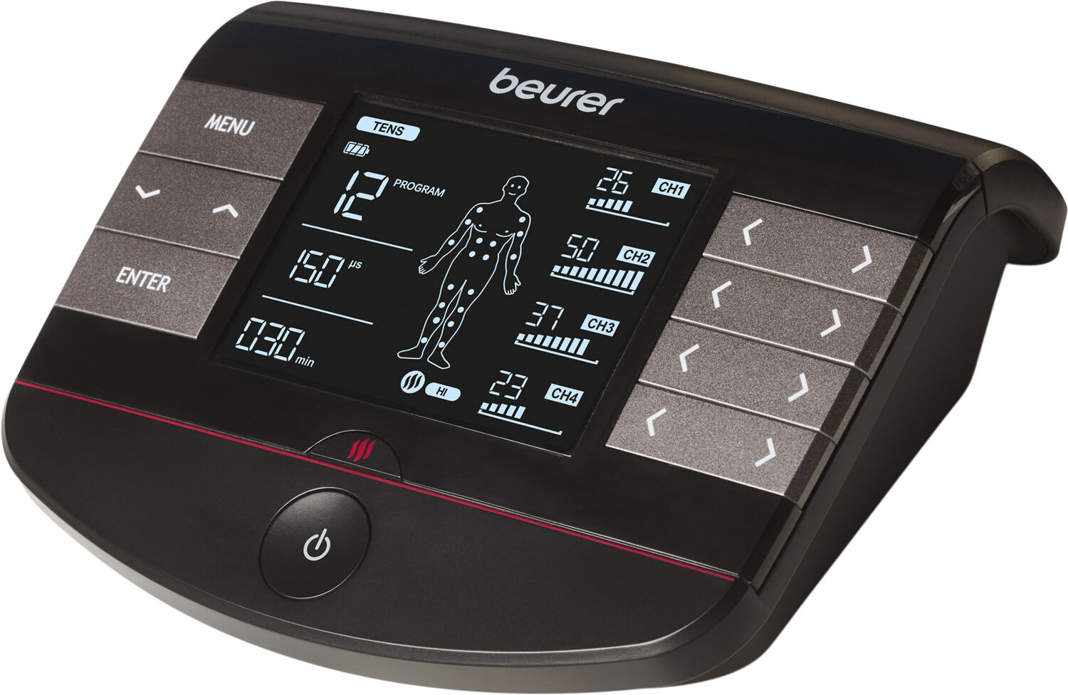 Beurer EM 89 TENS og EMS enhed m. varmefunktion
