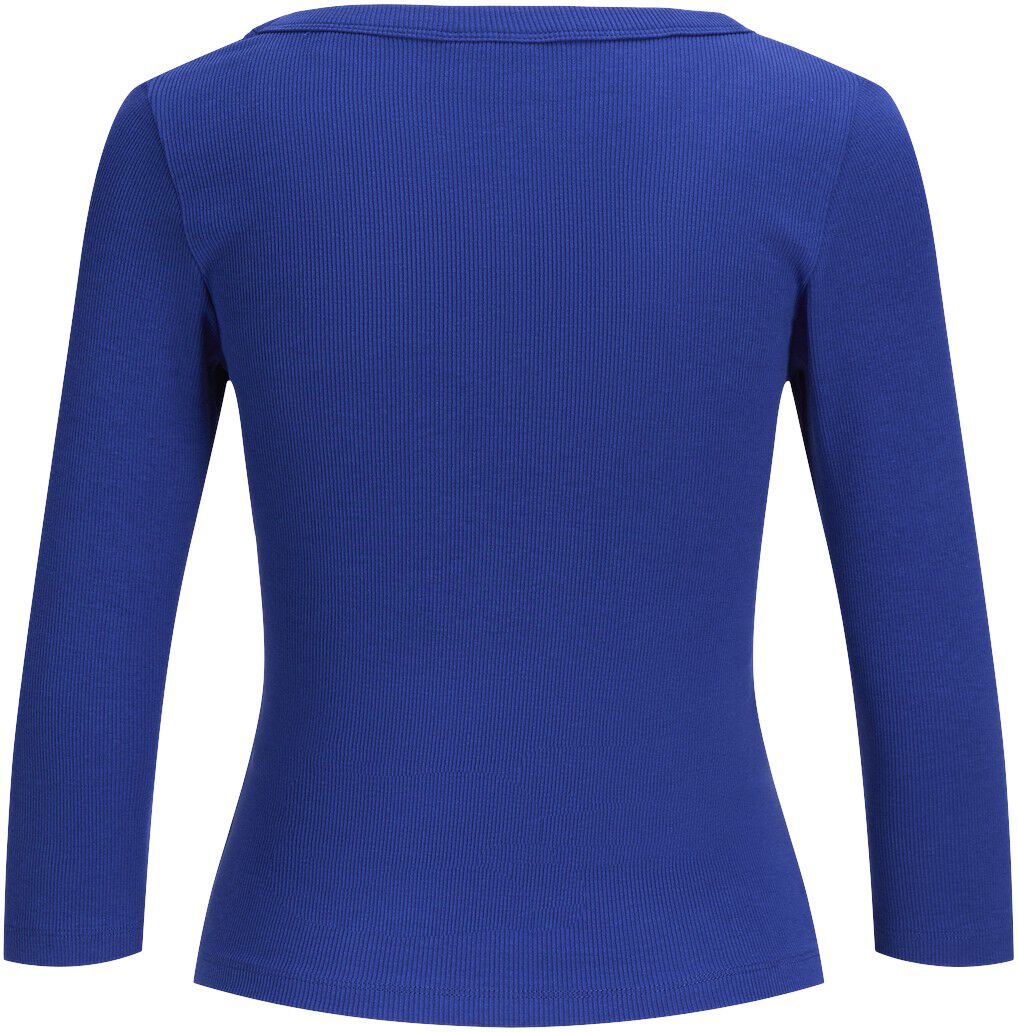 Jxfifi Str 3/4 V-Neck Rib Top Jrs