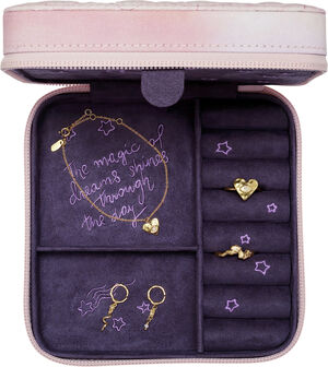 Jewelry Box moon and stars rose