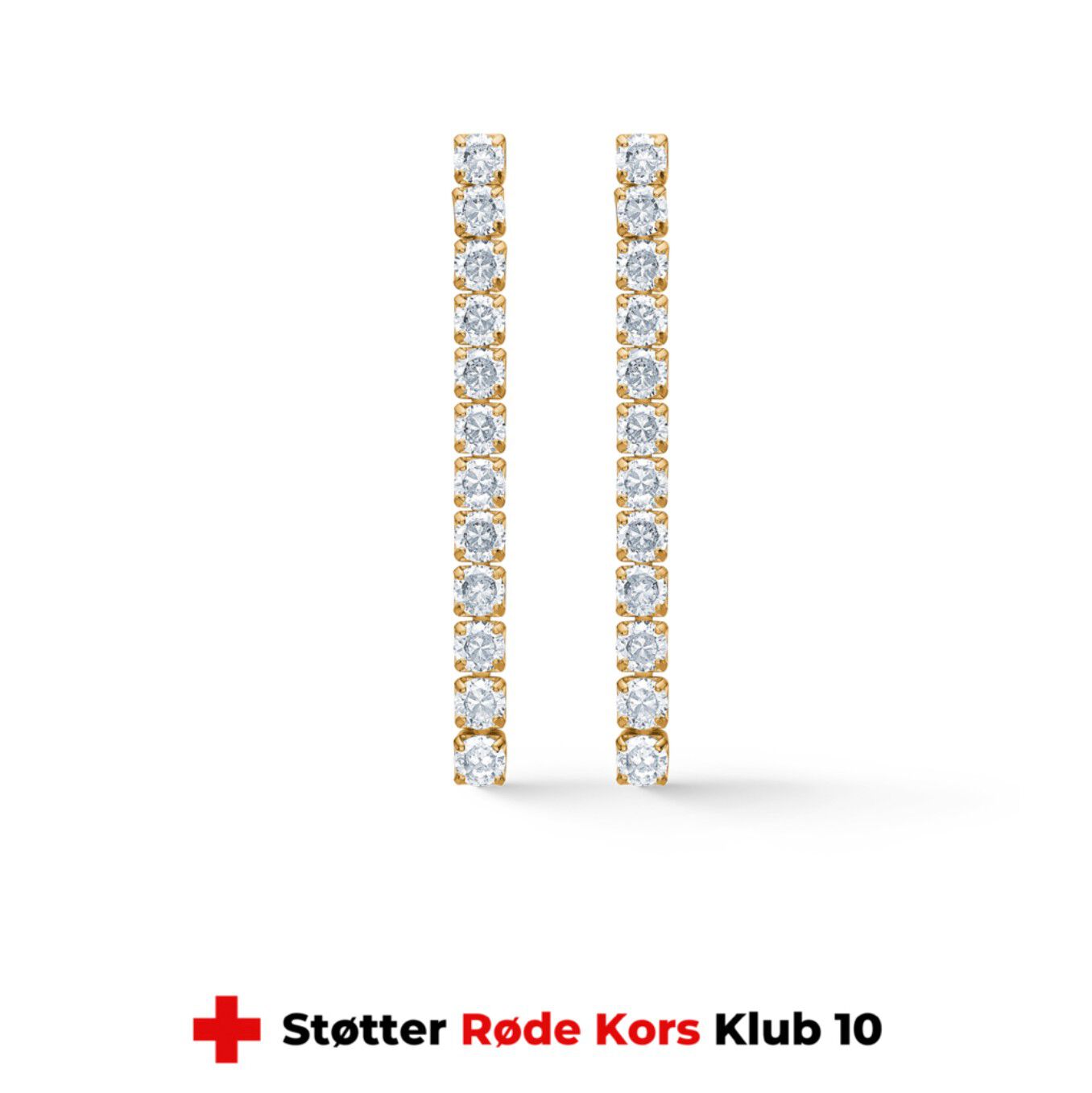 Red Cross &Oslash;restikker - Forgyldt