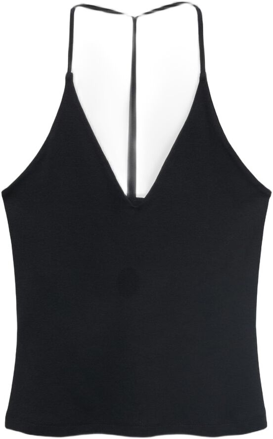 Open-back cotton top