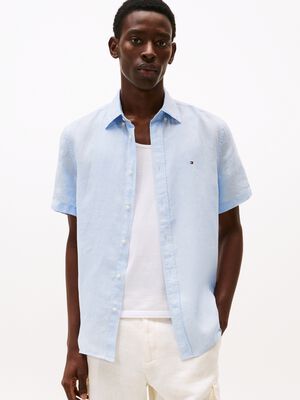 PIGMENT DYED LINEN RF SHIRT S/S