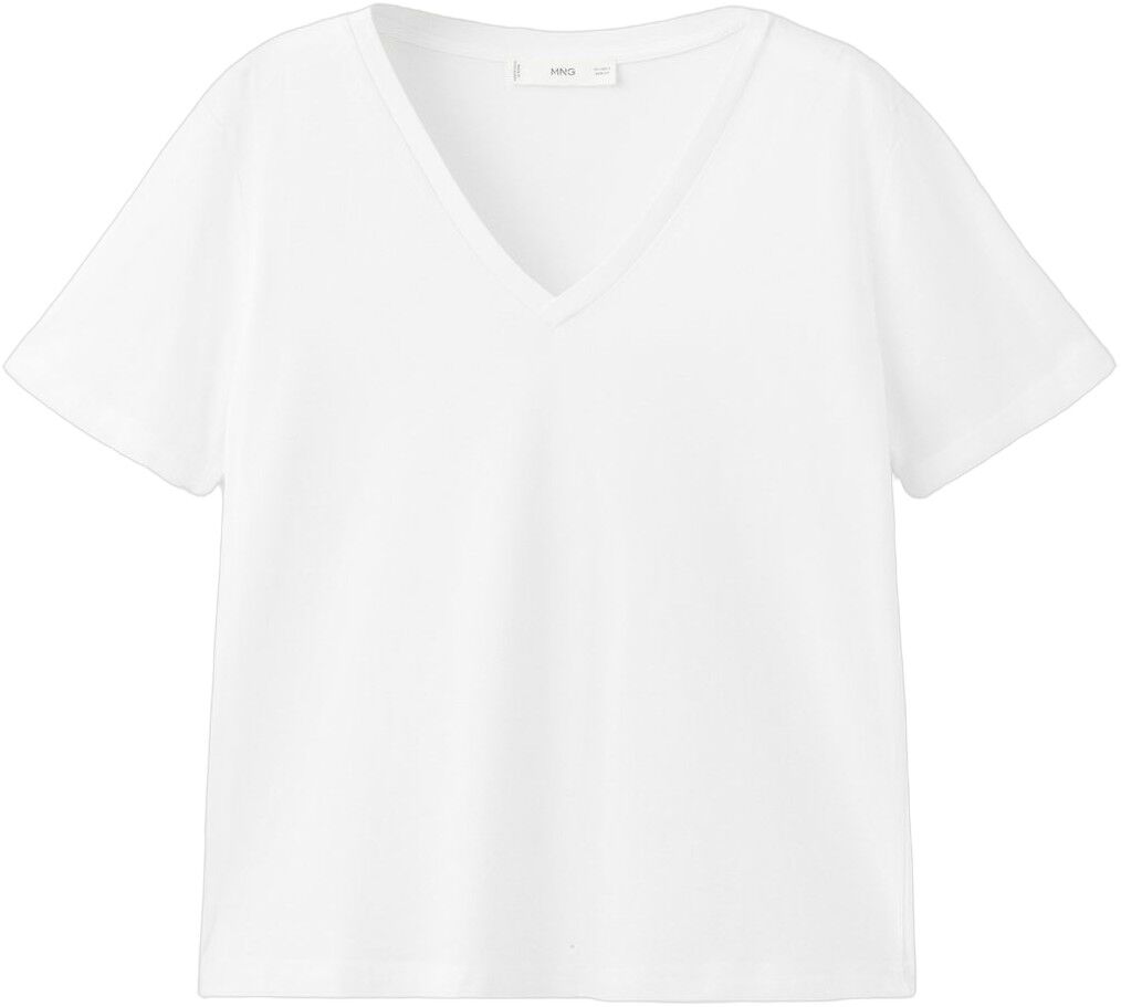 V-neck cotton T-shirt
