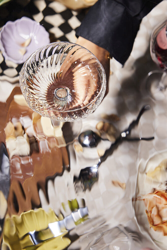 Champagne saucer Opacity 2pcs/set