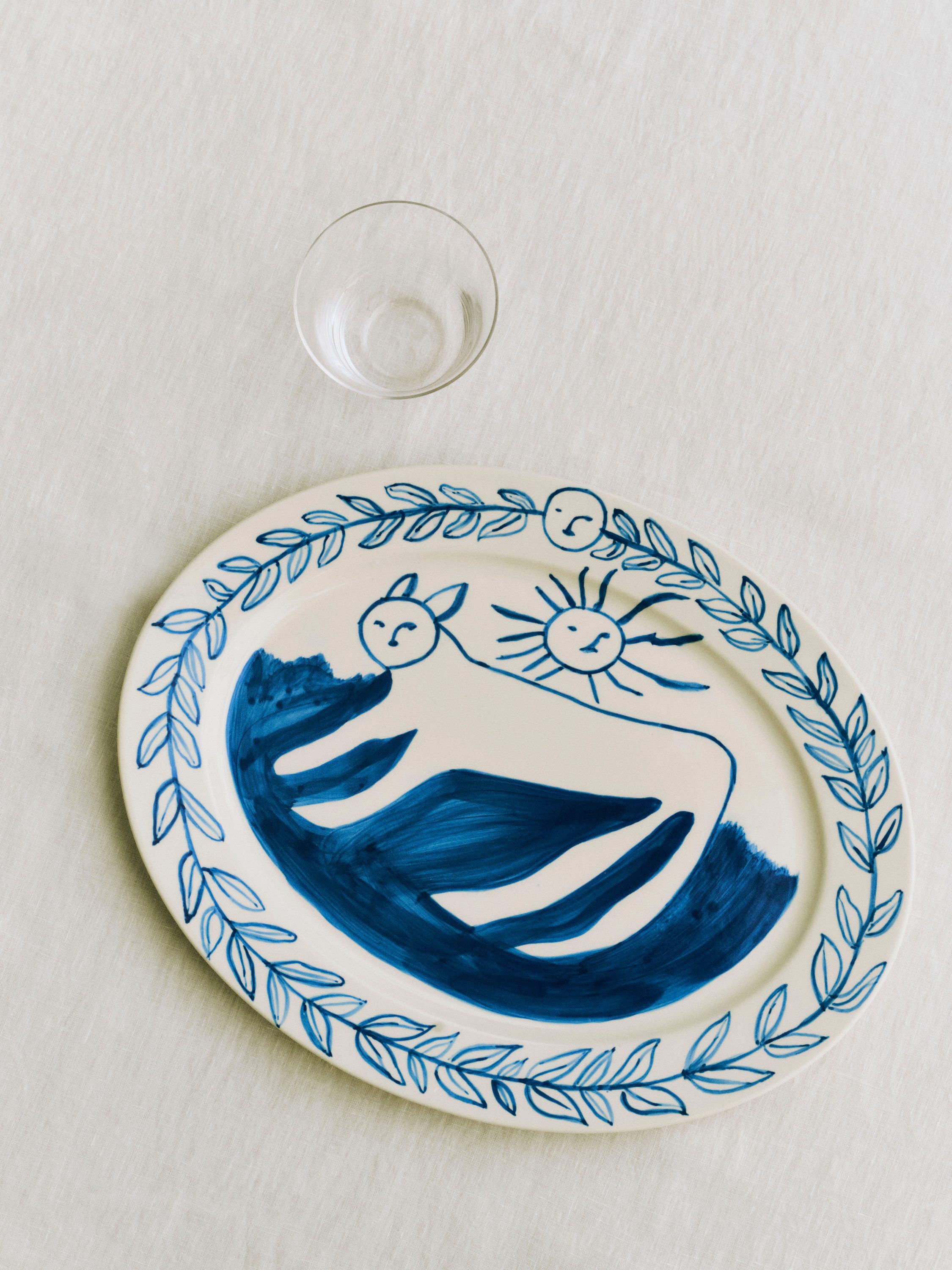 La Pittura Oval Serving Platter - L36,5 - Charlotte