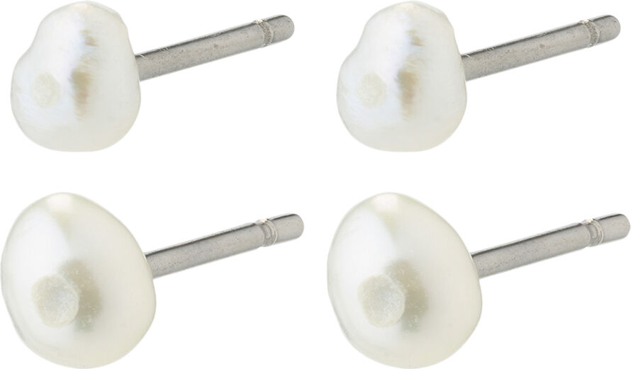 JOHANNE pearl earrings 2-in-1 set