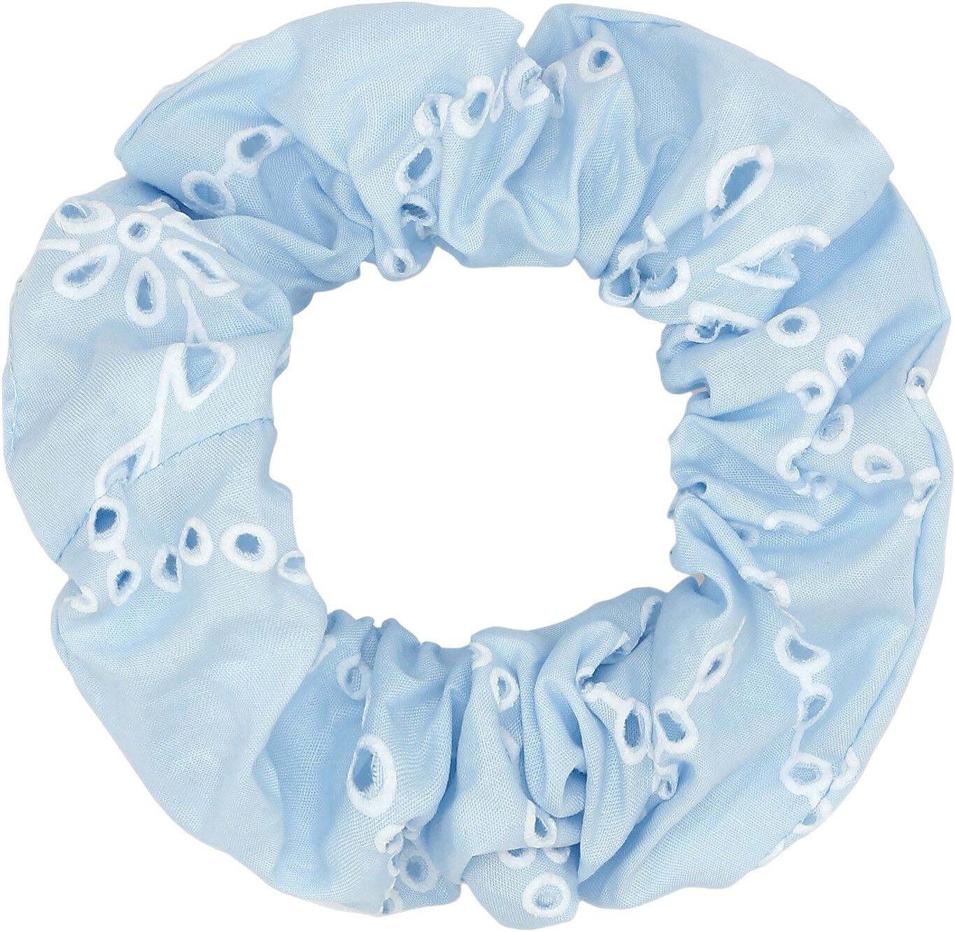 Floral Broderie Scrunchie