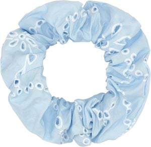 Floral Broderie Scrunchie