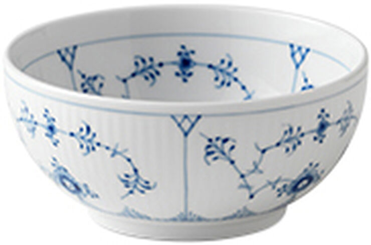 Musselmalet Riflet 47 cl. skål