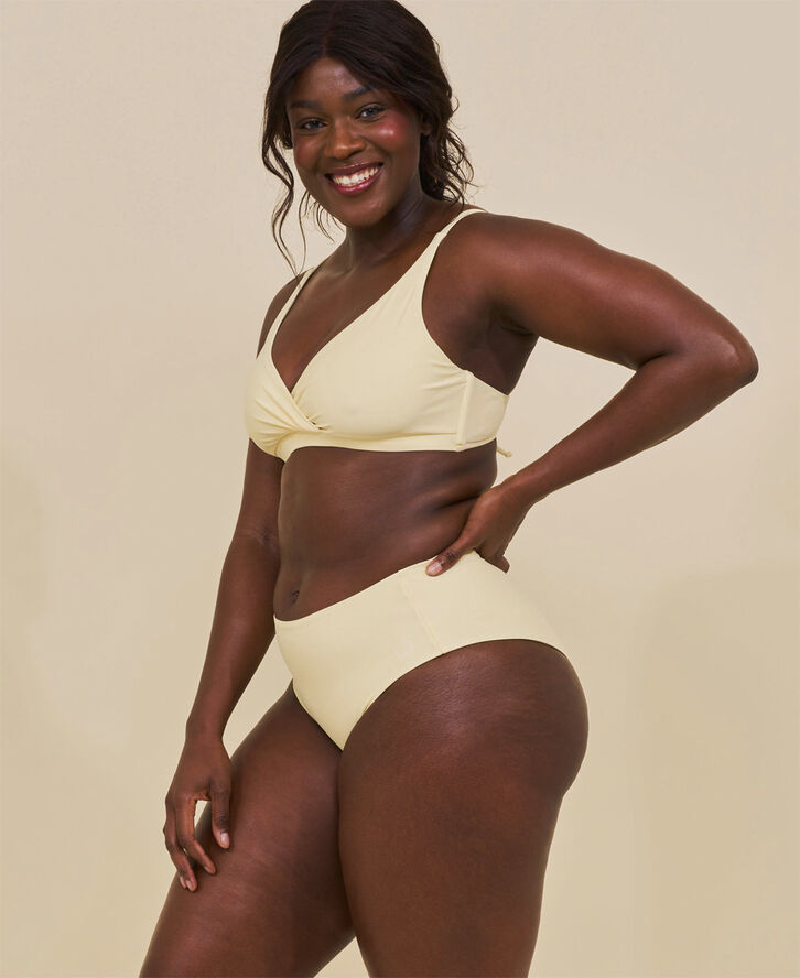 Ubud højtaljet bikini underdel - Teal