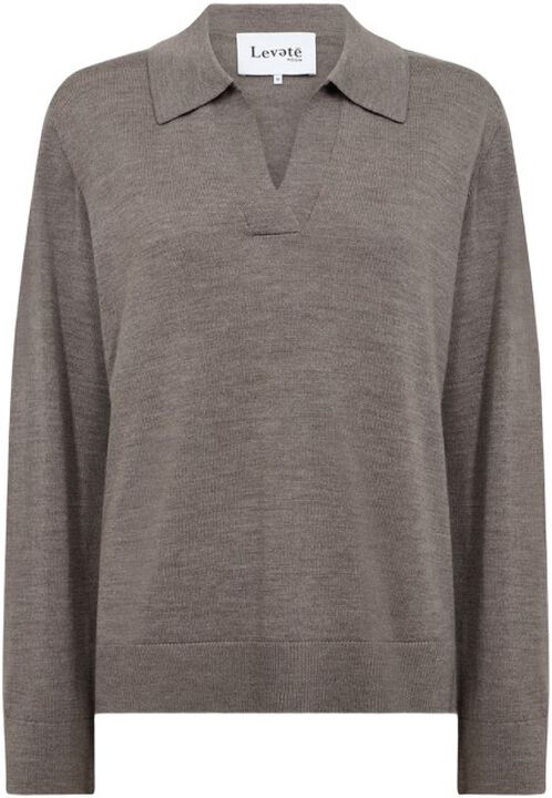 LR-ISMAILA 9 Pullover Lys brun