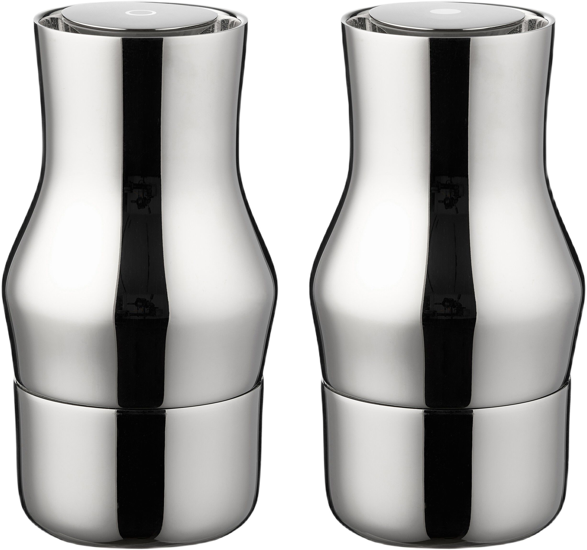 Salt- og peberkv&aelig;rns&aelig;t Dorotea 14 cm Blankt st&aring;l