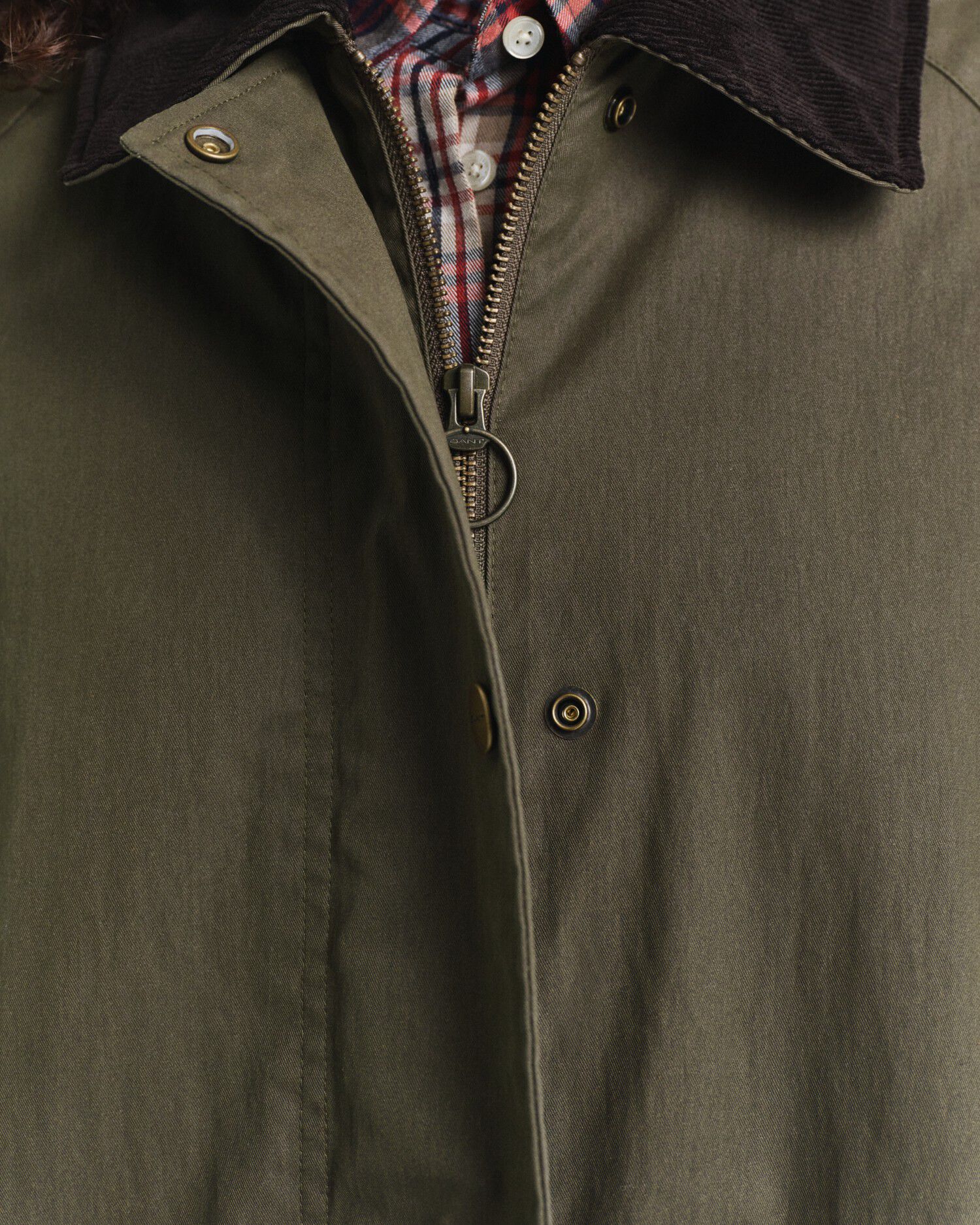 WAXED COTTON RELAXED CAR COAT