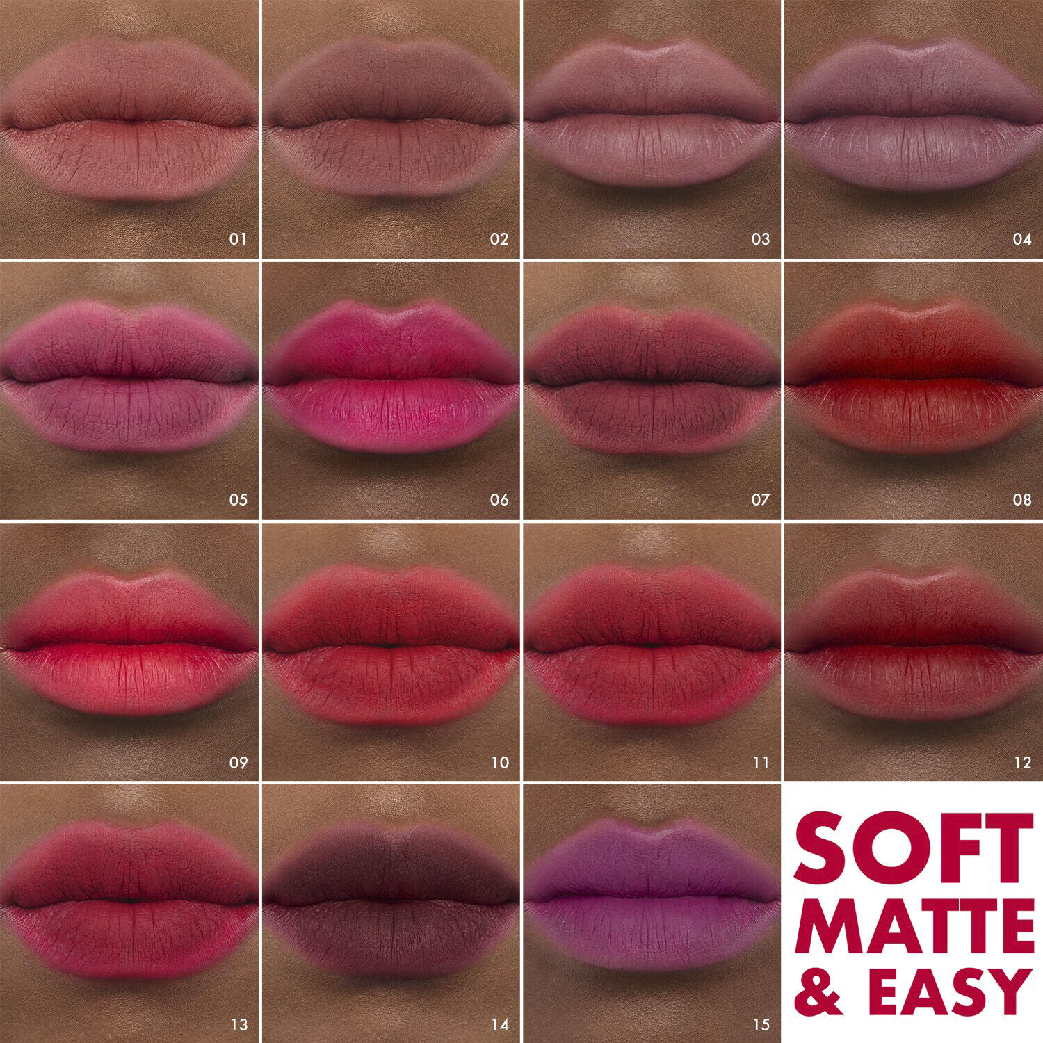 Soft Matte & Easy - L&aelig;bestift Mat bl&oslash;d