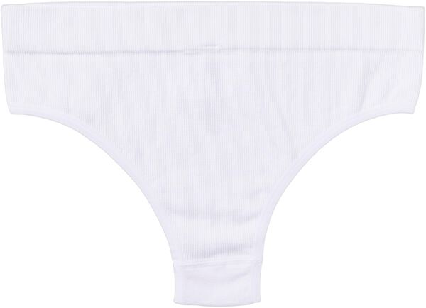 Ribbede brasilianske trusser uden sømme med høj talje