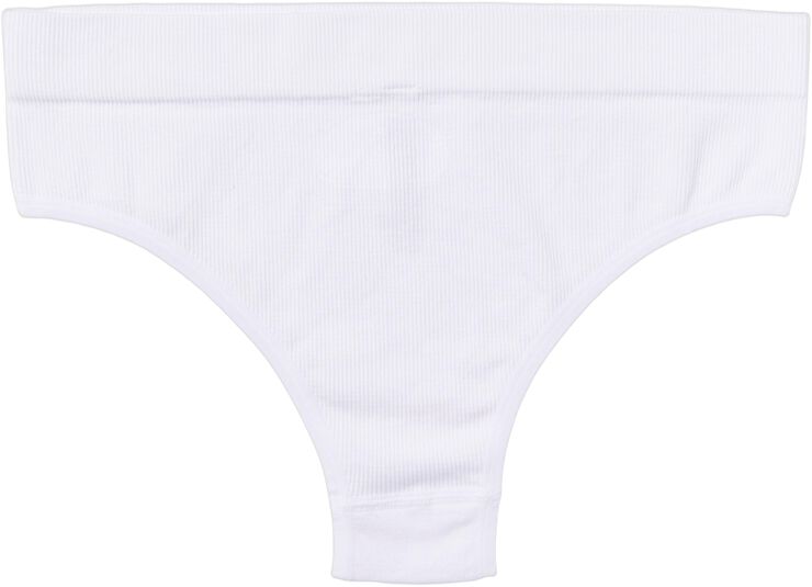 Ribbede brasilianske trusser uden sømme med høj talje