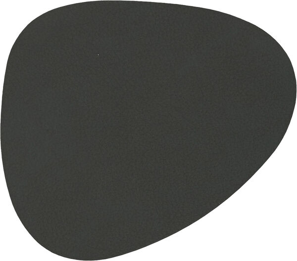 GLASS MAT CURVE (11X13CM) NUPO Dark Green