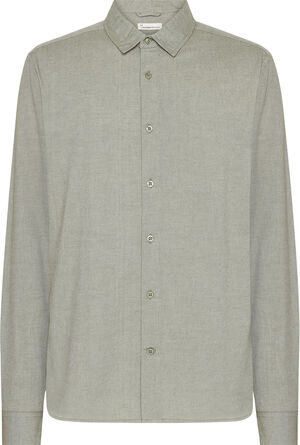 Regular fit light twill shirt - GOTS/Vegan