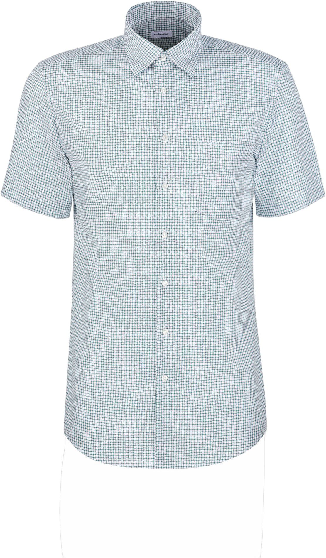 Business shirt Regular 1/2 Covered-Button-Down-Collar Check