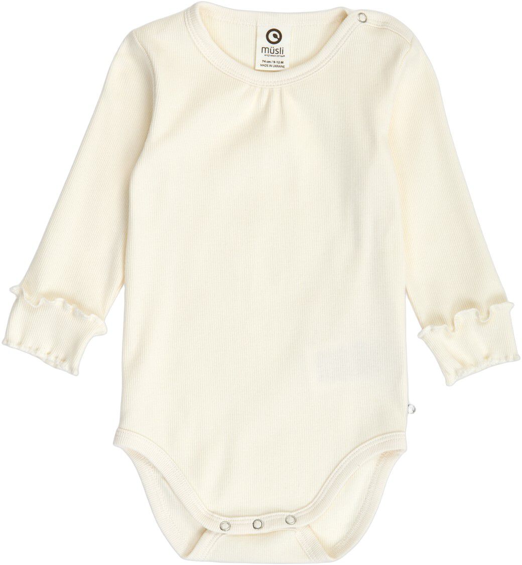 Cozy me rib deco l/s body