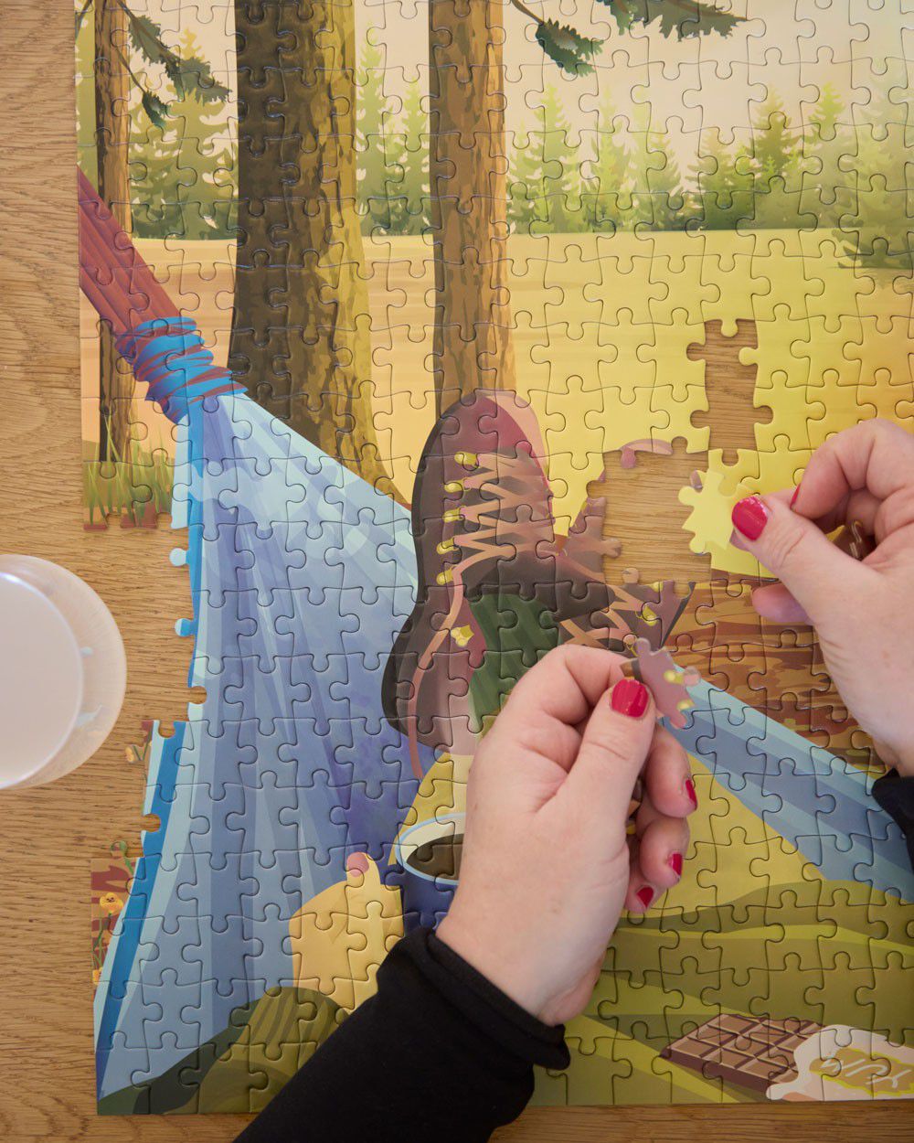 HIKING & ME - puslespil med 500 brikker