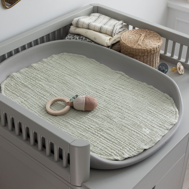 Pusleunderlag 6-lag, 2 stk. , muslin, green