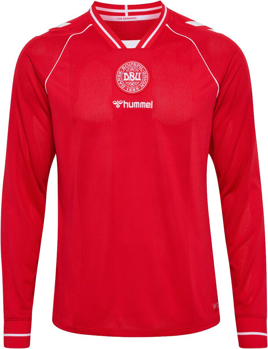 DBU Danmark 26 Voksen Lang&aelig;rmet Hjemmebanetr&oslash;je