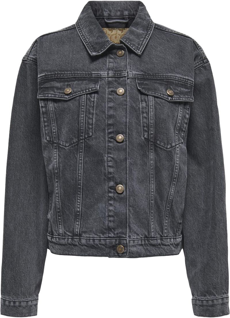 Onlharper Ls Boxy Dnm Jkt Sik