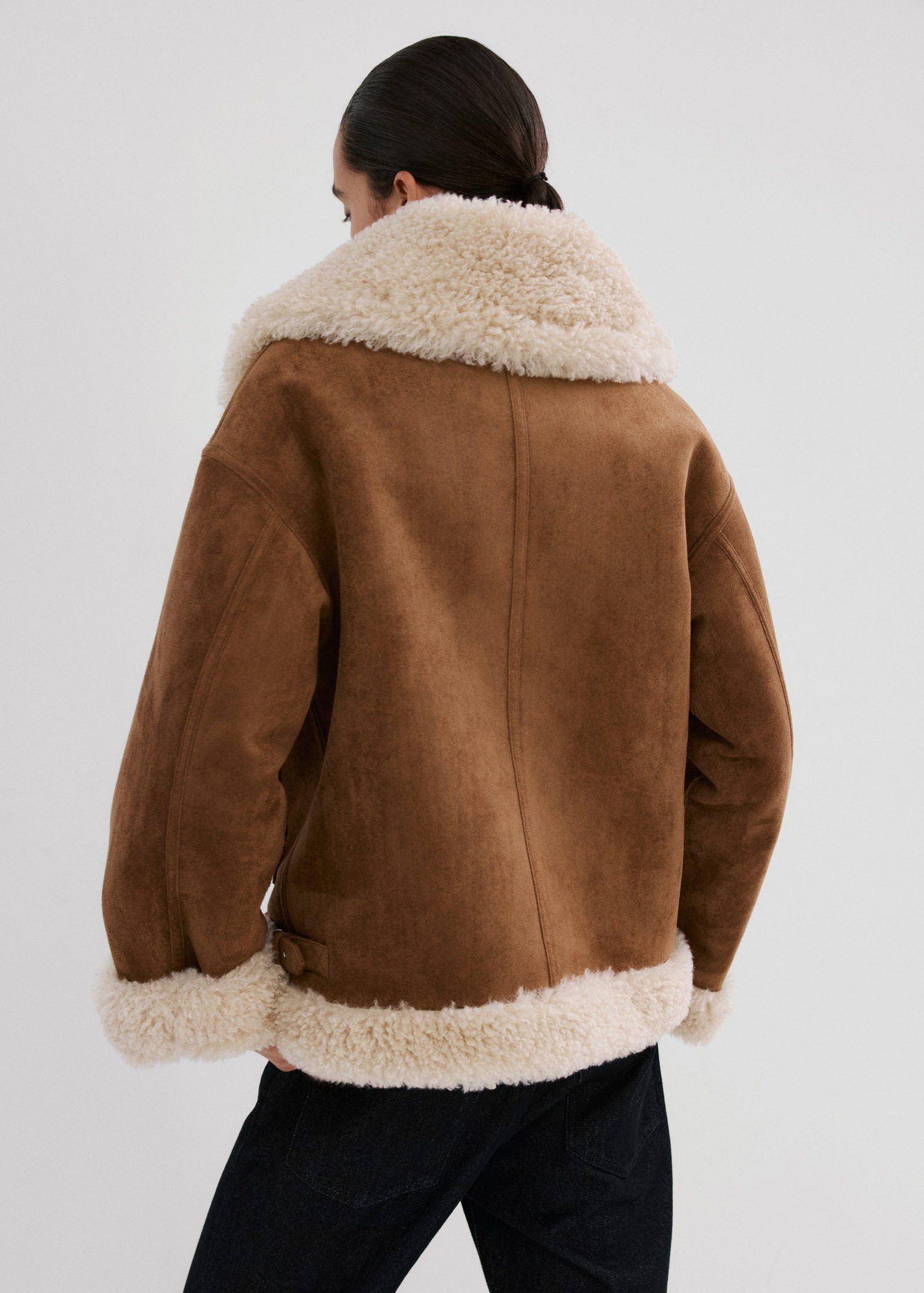 Double-faced shearling jacket