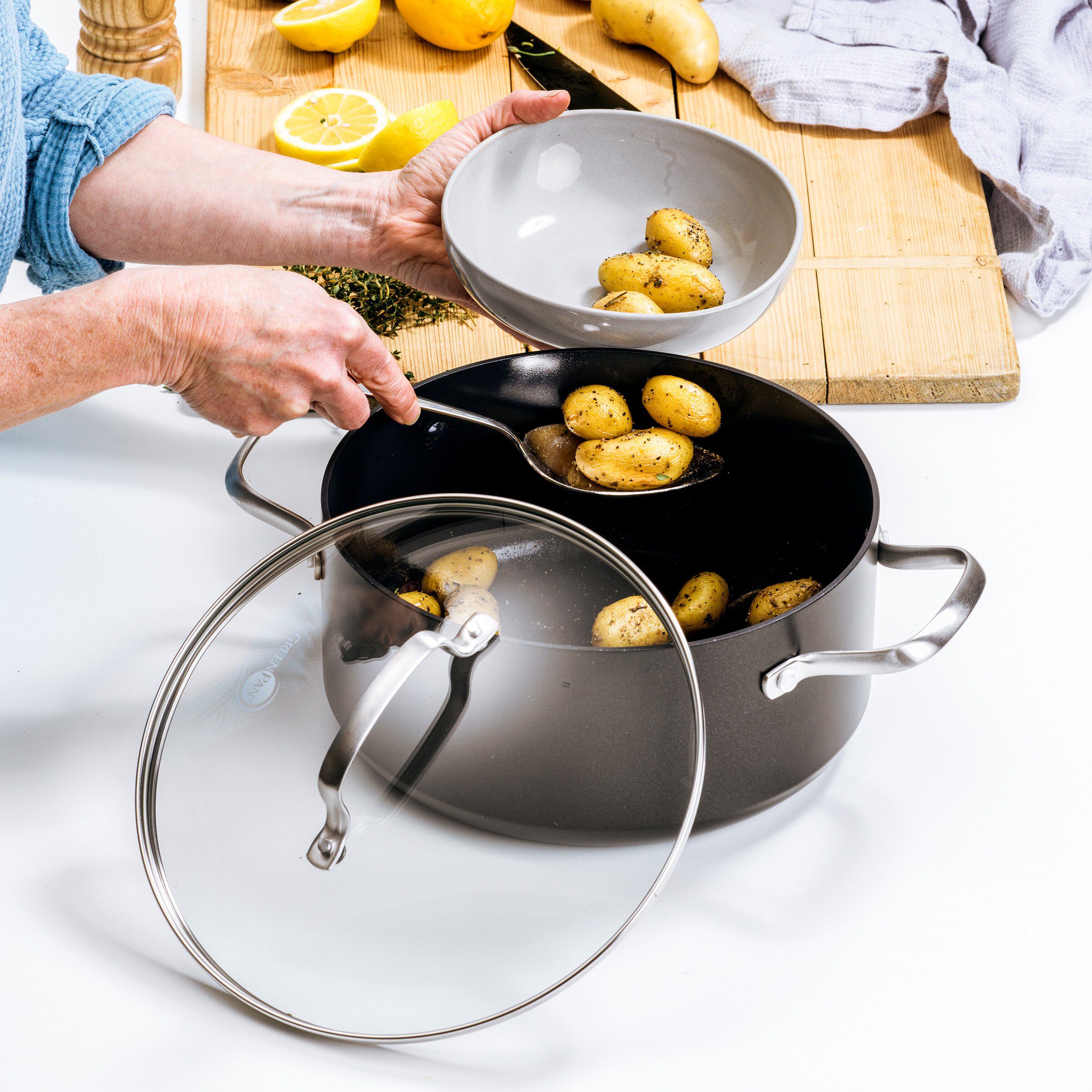 GP-COP FBl Alu Magn Bl 9011+Bl_9GP cvd cookware set 36pc