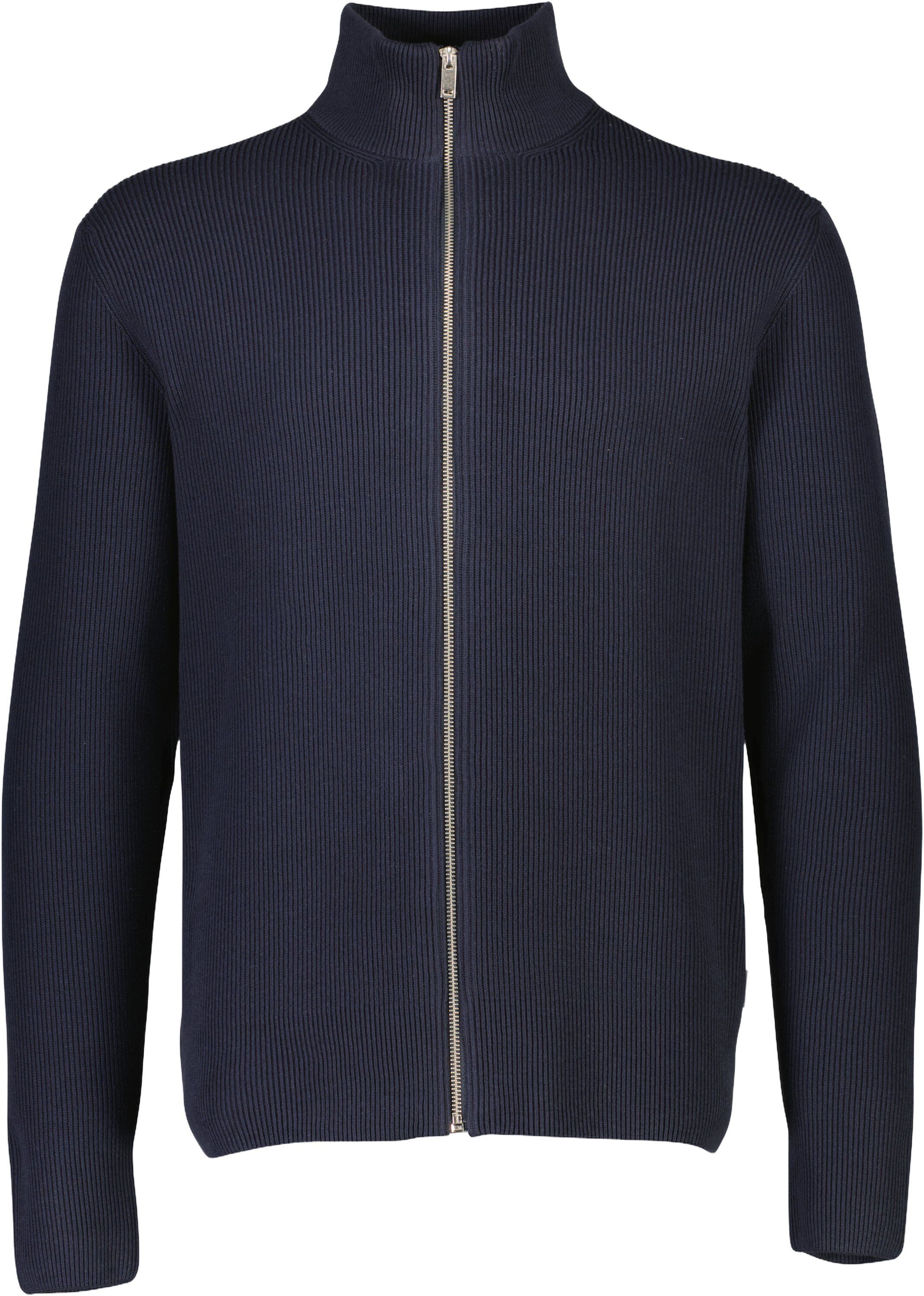 Knitted zip cardigan