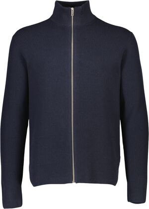Knitted zip cardigan