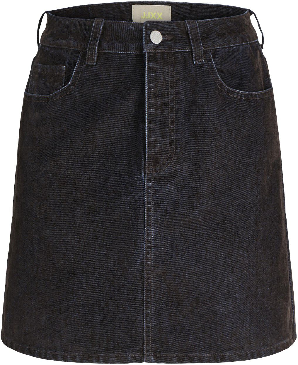 JXMIA FLOCK SHORT DENIM SKIRT DNM