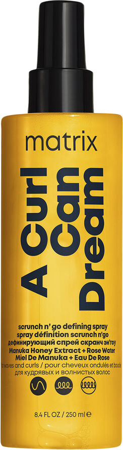 A Curl Can Dream Scrunch N' Go Defining Spray