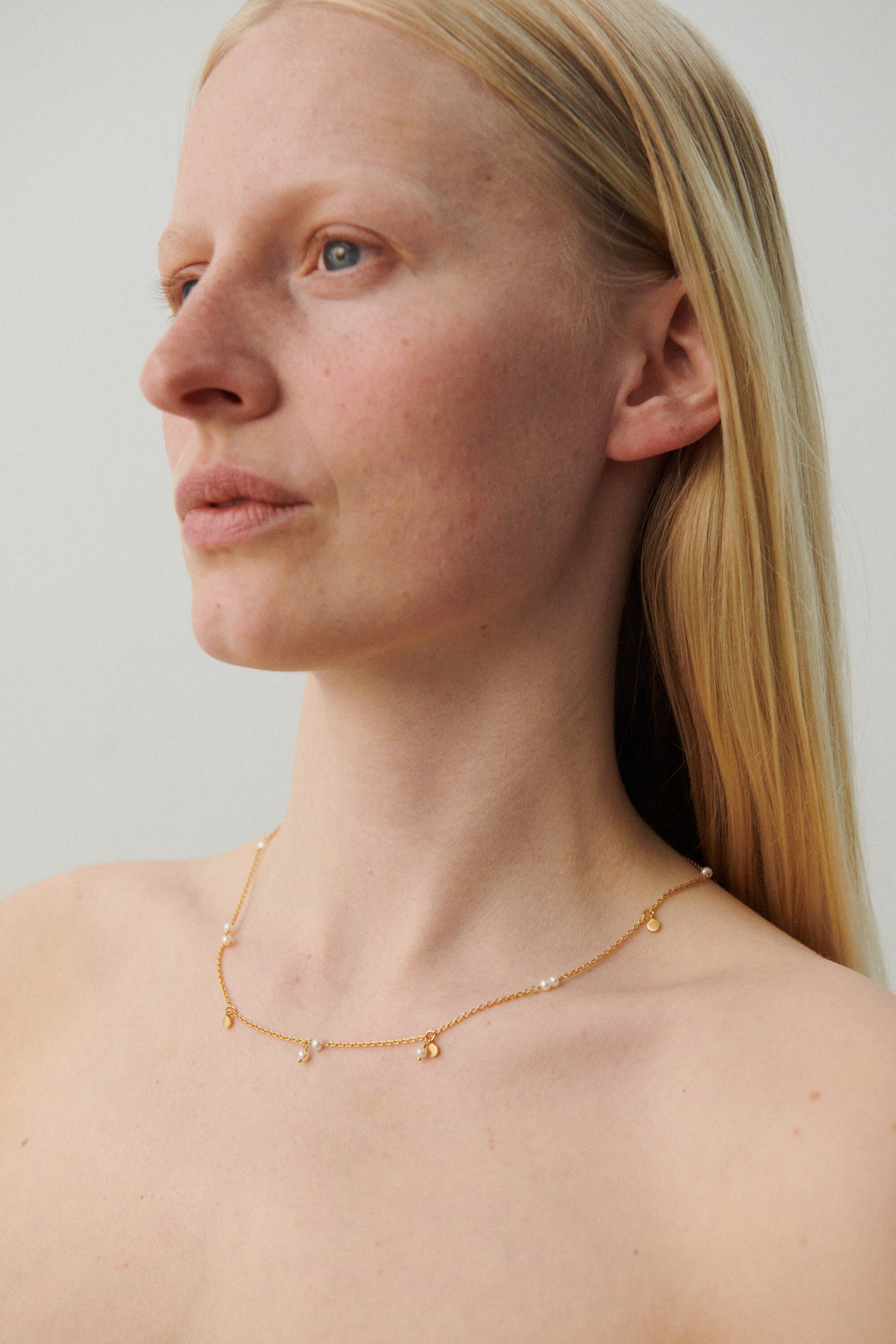 Ocean Pearl Necklace length 40-48 cm