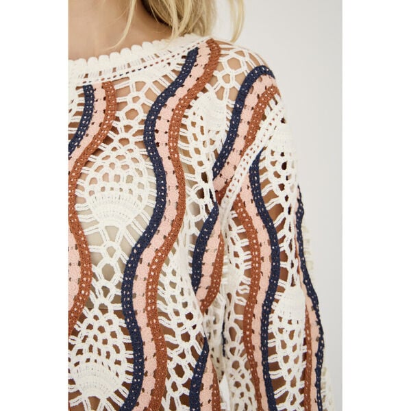 California crochet blouse