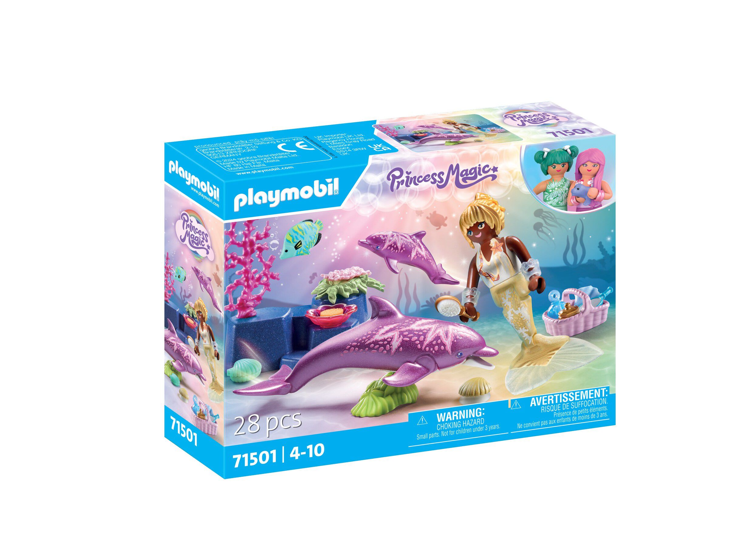 Mermaid with Dolphins