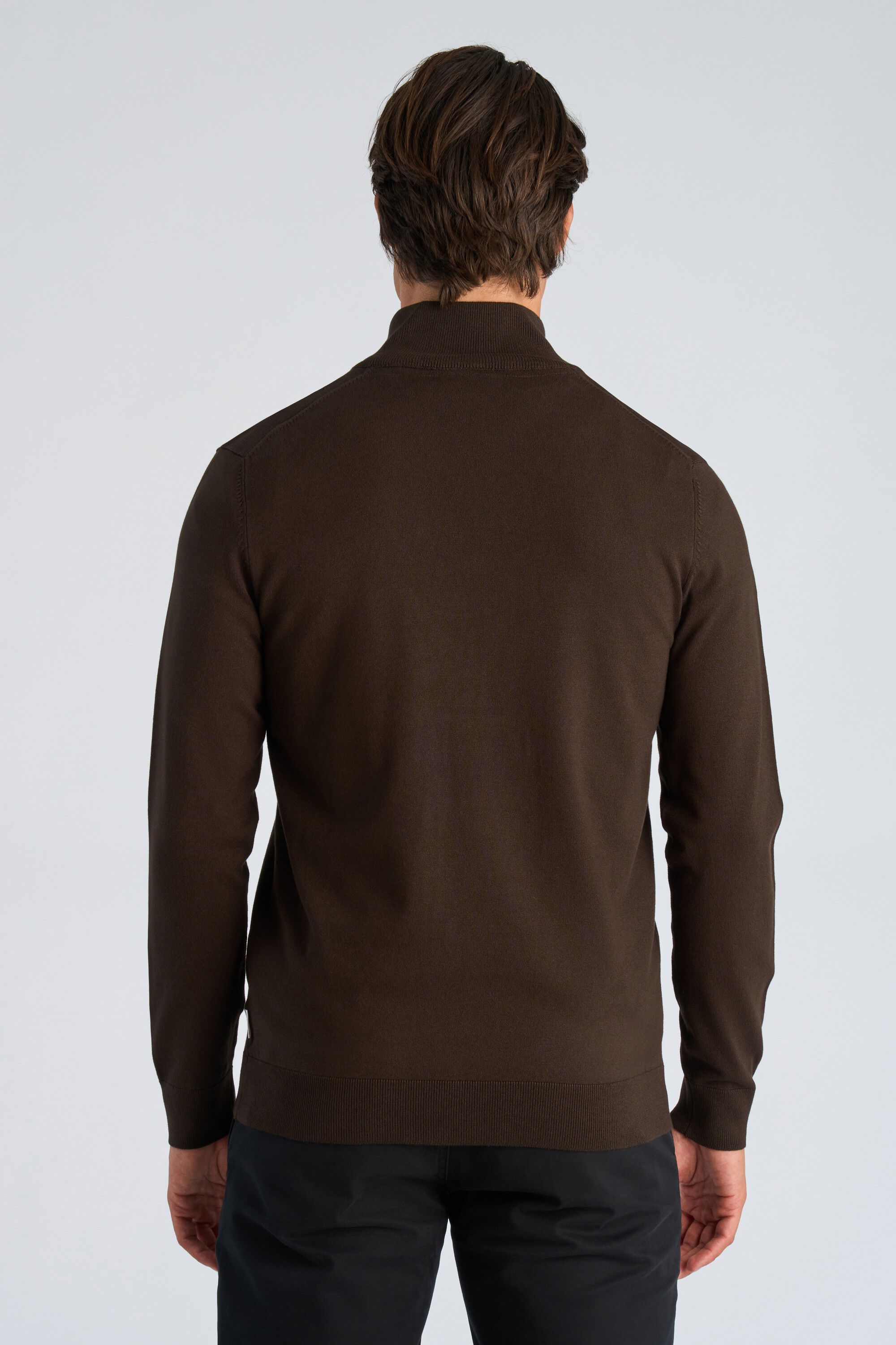 Soft viscose blend half zip