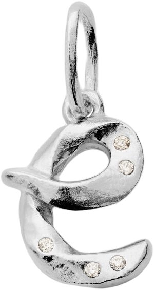 E Alphabet Pendant