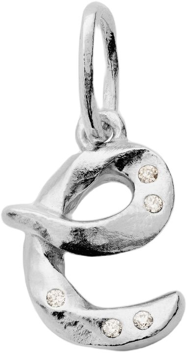Alphabet Pendant Silver