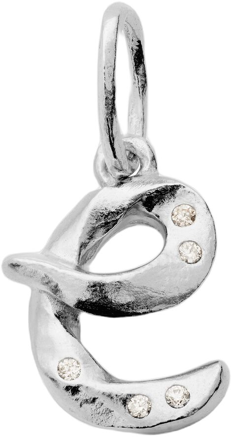 Alphabet Pendant Silver