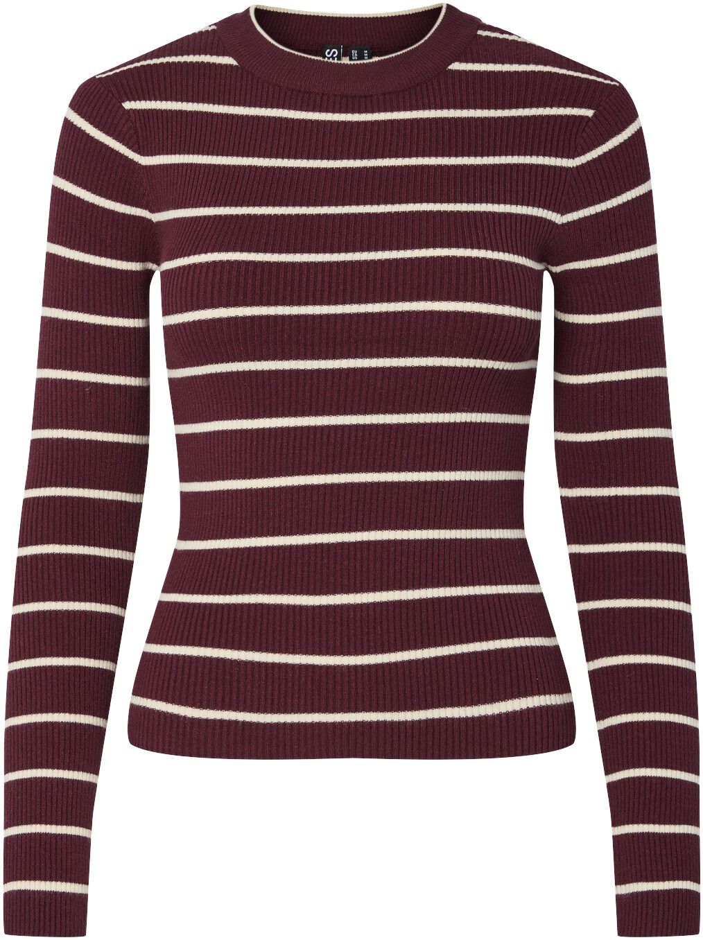 PCMIRA NEW LS O-NECK KNIT NOOS BC