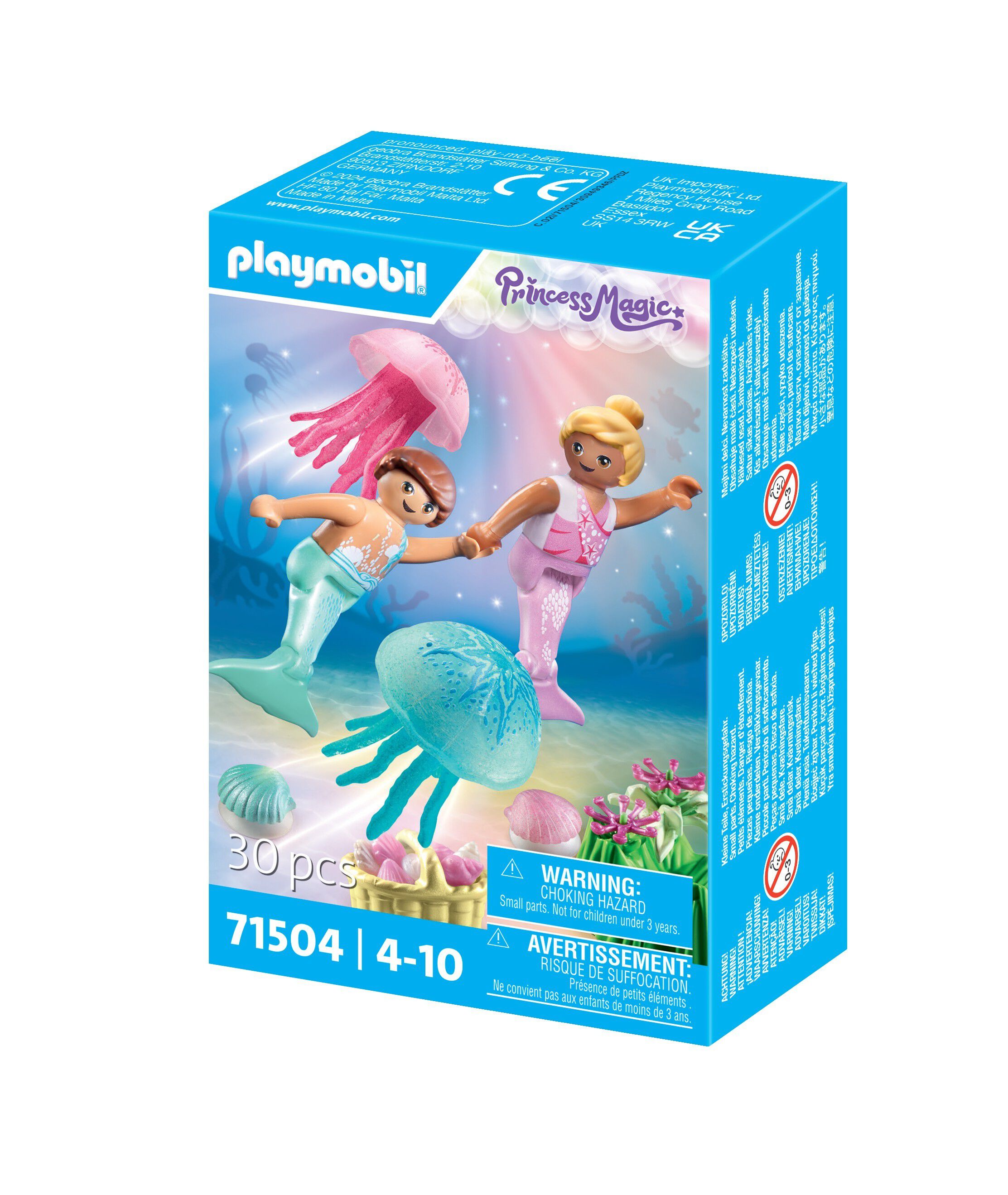 Mermaid Kids with Jellyfi