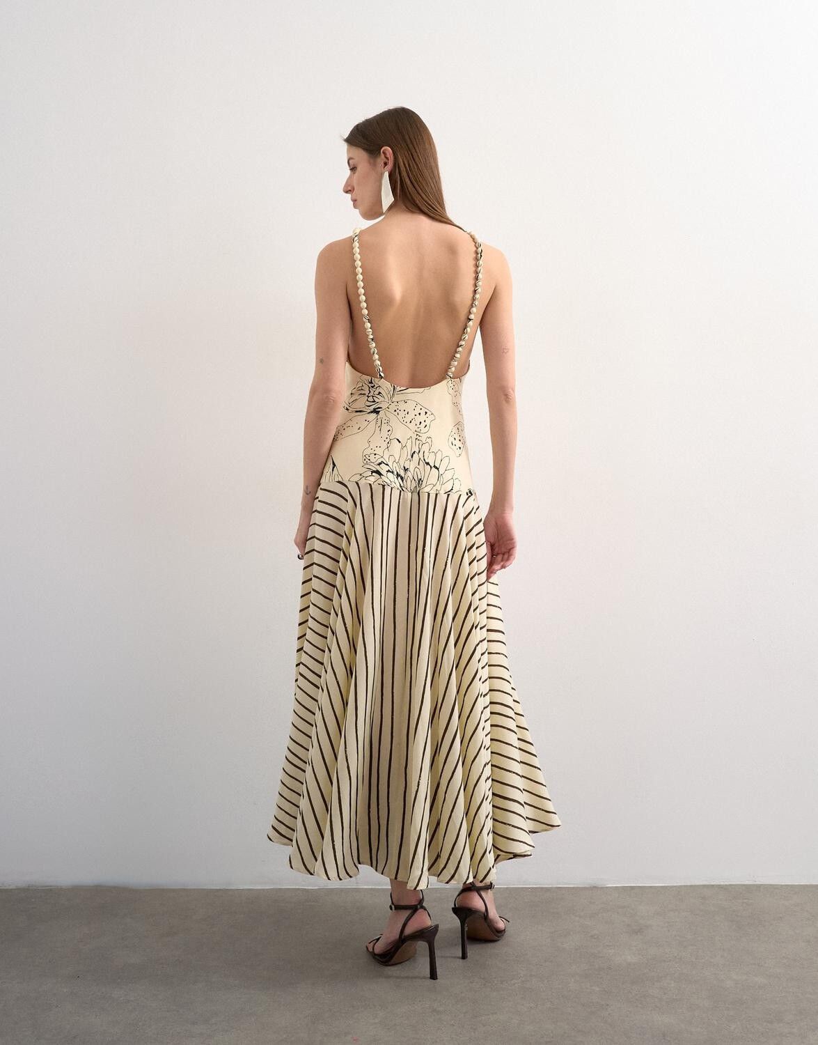 TSMILLE SL MAXI DRESS WVN